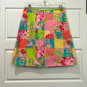 Reversible Lily Pulitzer wrap Skirt